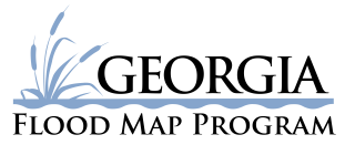 Georgia flood map logo